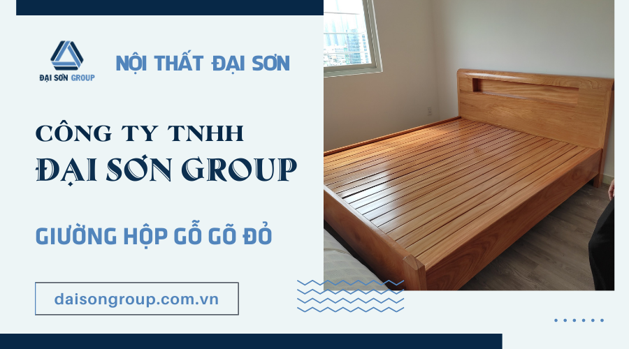 Giường gỗ gõ đỏ hộp – Sự lựa chọn tối ưu cho căn phòng của bạn