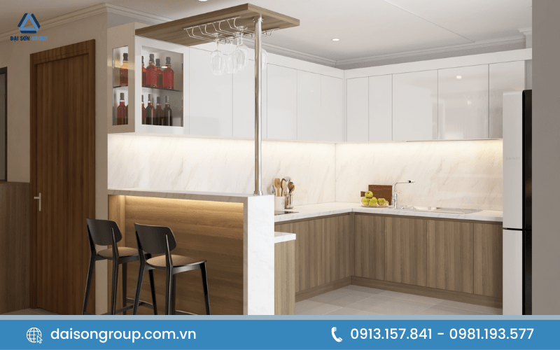 thiết kế tủ bếp