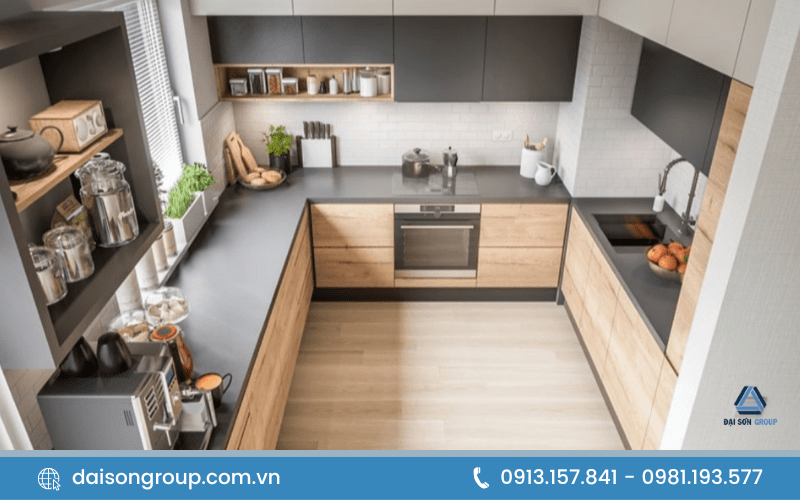 thiết kế tủ bếp