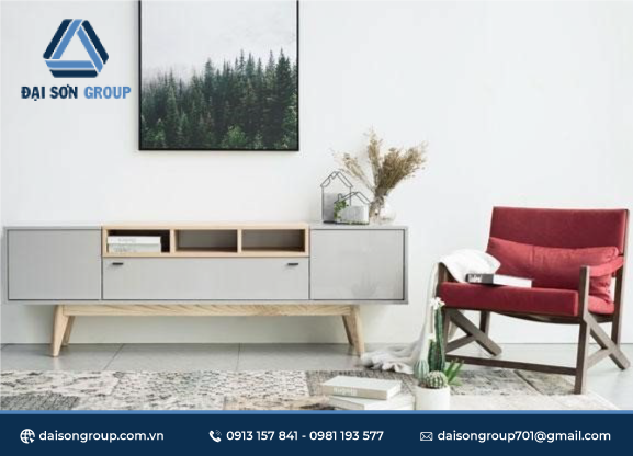 Đơn vị thi công thiết kế kệ tivi uy tín - Đại Sơn Group