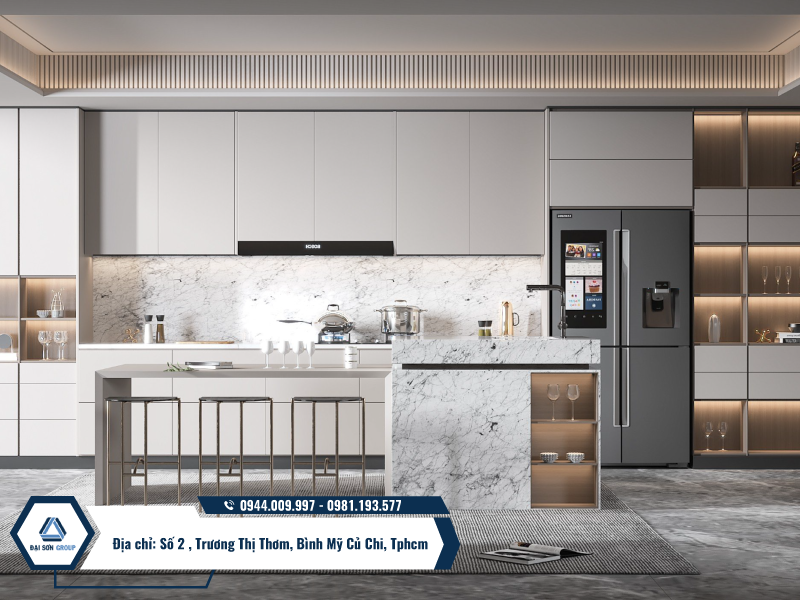 Thi công phòng bếp giá rẻ, Đại Sơn Group