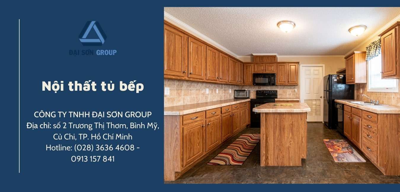 Tủ bếp gỗ Đại Sơn Group