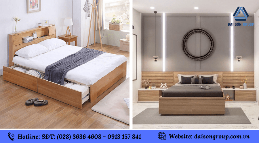 giường ngủ gỗ công nghiệp