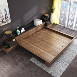 giường ngủ gỗ có ngăn kéo mdf