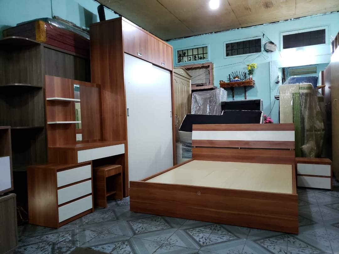 GIƯỜNG NGỦ MDF PHỦ MELAMINE 