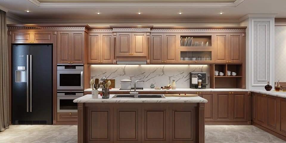 Thiết kế tủ bếp gỗ tự nhiên giúp mang đến một không gian bếp tiện nghi và đẳng cấp. Với đội ngũ kiến ​​trúc sư tài năng của chúng tôi, chắc chắn sẽ tạo ra một thiết kế tuyệt vời và đáp ứng được nhu cầu của bạn.