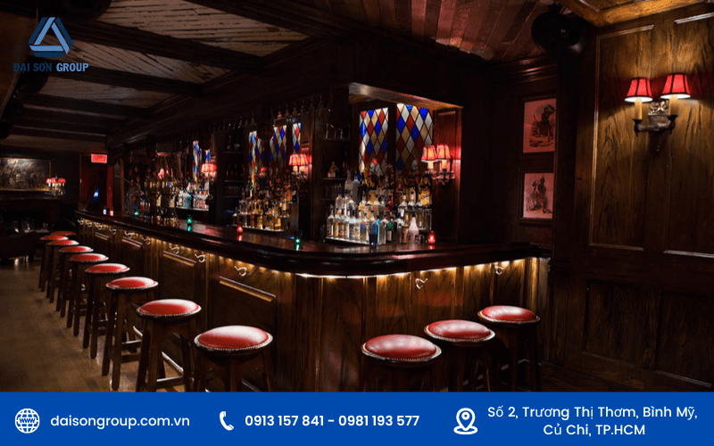 thi công nội thất gỗ Bar - Club quận 1