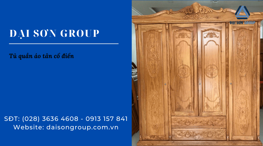 tủ quần áo tân cổ điển