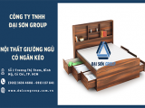 Giường ngủ gỗ có ngăn kéo thông minh, sự lựa chọn tối ưu cho phòng ngủ diện tích nhỏ