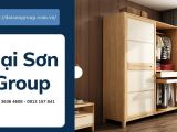 Mẫu tủ quần áo gỗ sồi hiện đại – Công ty TNHH Đại Sơn Group