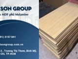 Mặt bàn phủ melamine 2 mặt giá tốt nhất tại Đại Sơn Group