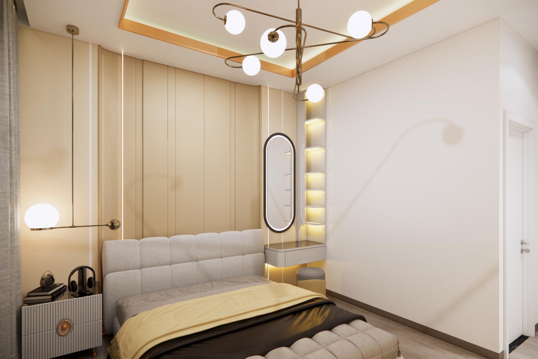 Giường ngủ ELEGANT BEIGE